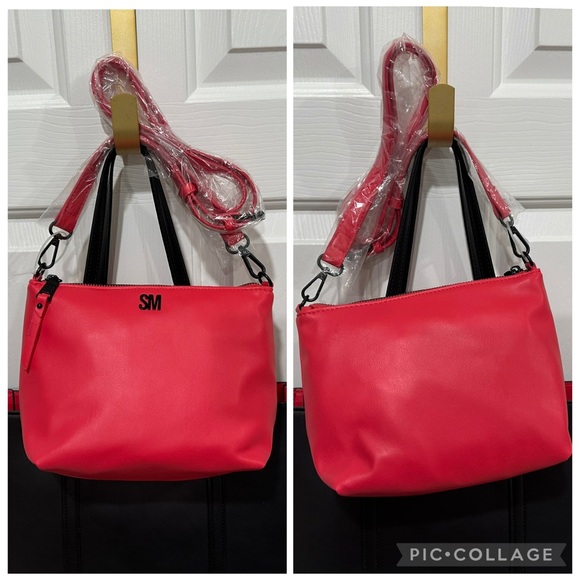 New! Steve Madden Women's Black Bdusk Tote &  Mini Crossbody Bag - Picture 13 of 15